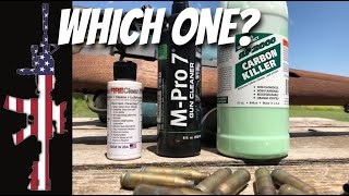 Gun Cleaners  MPro 7 vs. Slip 2000 vs. Fire Clean vs. Hoppe's 9