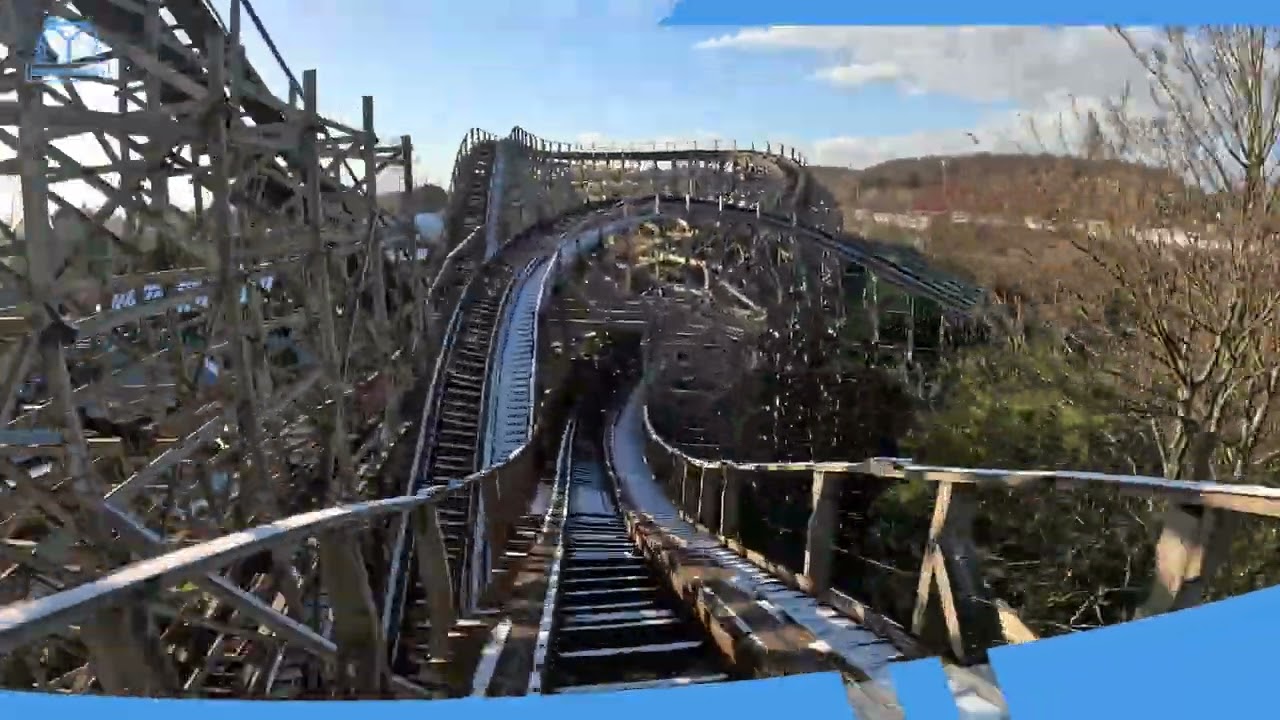 Walibi Belgium - Werewolf 4K On-Ride POV