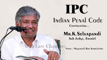 #ipc #civiljudgeexam2023 |IPC Class by Sub Judge Eraniel Mr.K.Selvapandi at Nagercoil