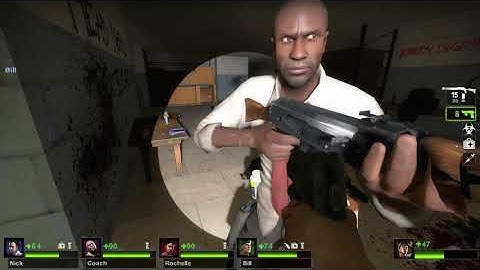 Left 4 Dead 2 - Custom Campaign Infected City With All 8 Survivors Gameplay (As Ellis Read Below)
