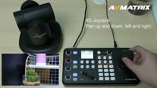 AVMATRIX PKC3000 -  Bàn điều khiển PTZ Camera Joystick Controller - PKC3000