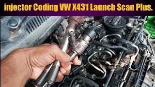 injector coding vw x431 launch scan plus.