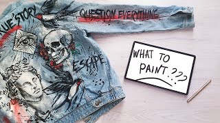 7 Cool Design Ideas for HandPainted Clothes / If you don't know what to paint....