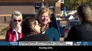 WJFW: Sen. Baldwin Expands Affordable Housing Opportunities in Wisconsin