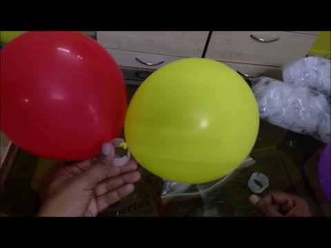 How To Use Balloon Ring Clips