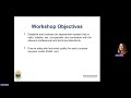 Welcome to the STC Workshop Series