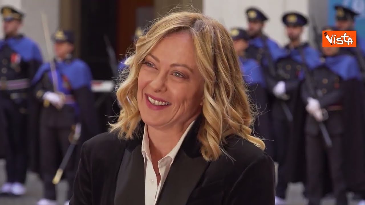 Giorgia Meloni riceve il Presidente della Repubblica Slovacca, Peter Pellegrini, a Palazzo Chigi