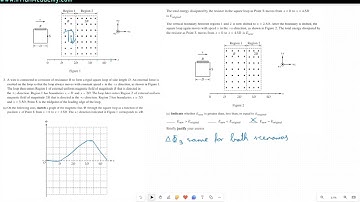 AP Physics  C: E& M Algebra Based 2024 FRQ Video Solution set 2 Q3c