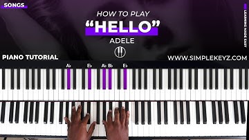 How To Play "HELLO" By Adele | Easy Piano Tutorial