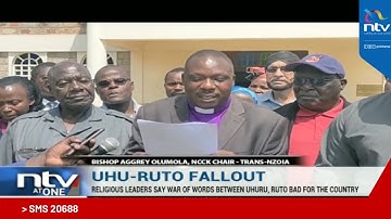 Religious leaders call on Uhuru Kenyatta to slow down on succession politics