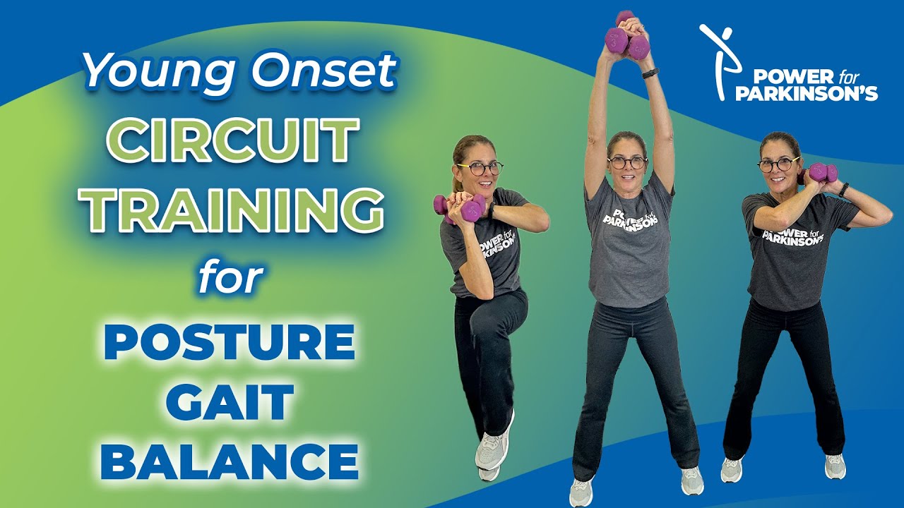 High Intensity Interval Training for YOPD | Full body exercises + gait ...