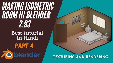 Making Isometric room in blender 2.93 Part IV || Beginner