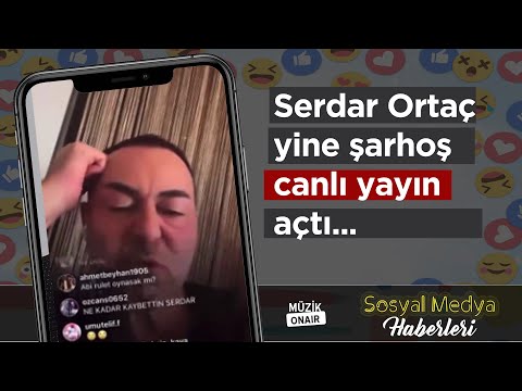 Serdar Ortaç Yine Şarhoş Halde Yayın Açtı!