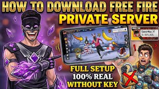 how to download free fire private serverold ff download link 2026 100% real full setup video