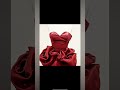 How I Draped a Red Satin Rose Dress | Couture Draping Tutorial