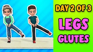 Kids Daily Exercise: Day 2 of 3 // Legs and Glutes