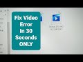 How to fix error 0xc10100aa | can