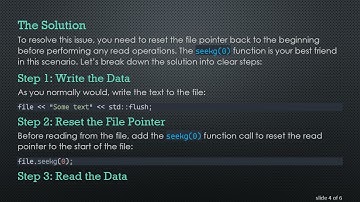 How to Fix Reading from a File After Writing: C+ +  Fstream Explained