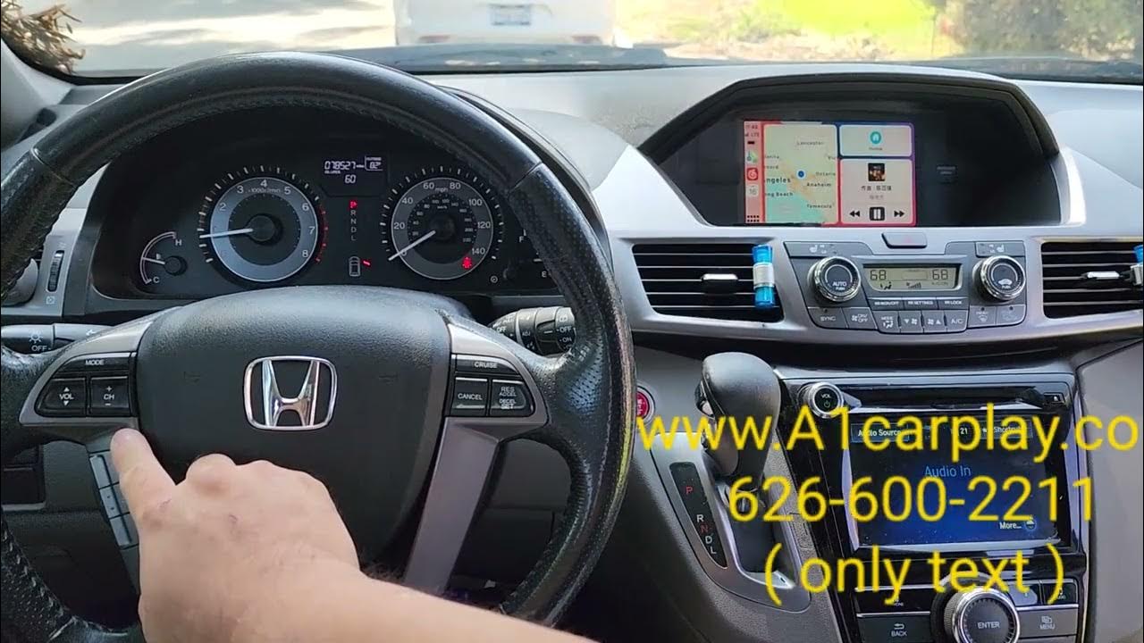2016 Honda Odyssey retorfit upgrade Apple CarPlay. - YouTube