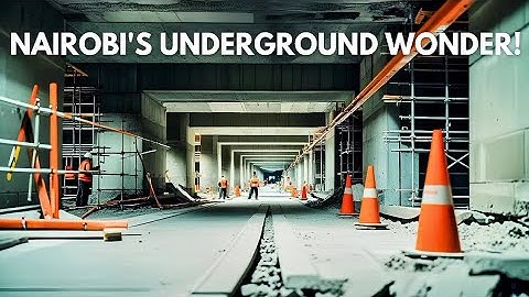 BINNEN de voetgangerstunnel van Nairobi