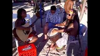 Video voorbeeld van "i shoot the sheriff bob marley cover by beach boy at kuta beach bali"