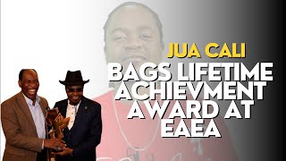 JUA CALI BAGS LIFETIME ACHIEVMENT AWARD AT THE EAST AFRICA ARTS ENTERTAINMENT AWARDS