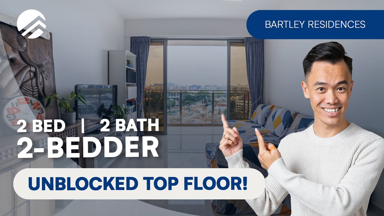 Bartley Residences : Top Floor 2-Bedder | Unblocked Views in D19 | $1.25M | Home Tour (George Peng)