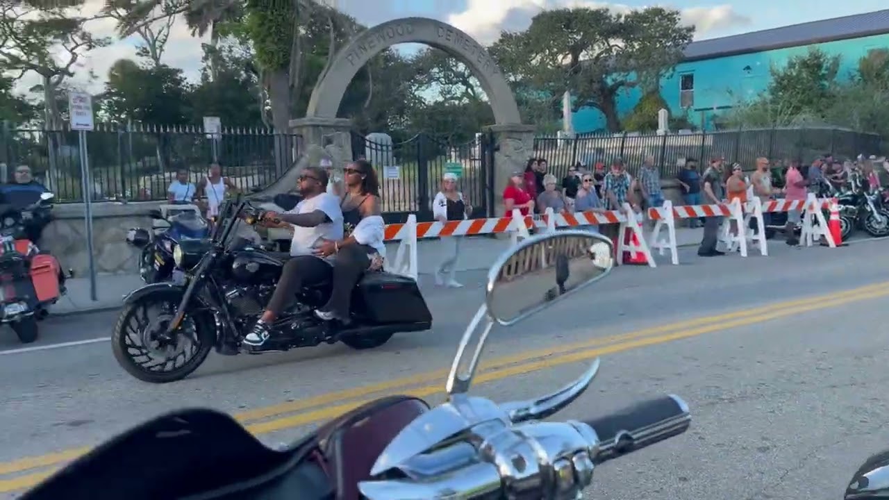 Main Street at The Boot Hill Saloon, Biketoberfest 2025