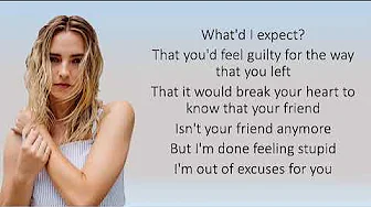 Katelyn Tarver - Out Of Excuses (LYRICS) NEW SONG Katelyn Tarver - Out Of Excuses (LYRICS) NEW SONG