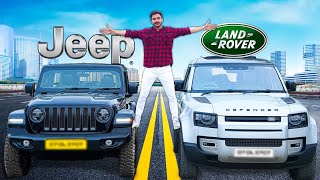 I Tried ₹3 Crore Cars😲Rubicon Vs Defender🔥