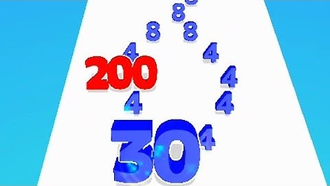 Number Merge Run Mast er 3D New update Gameplay Level 35