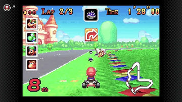 Mario Kart Super Circuit (GBA Switch Online) Item Wheel Hack