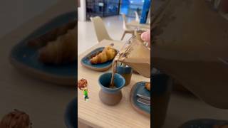 MY TOY TASTED COFFEE FOR THE FIRST TIME!