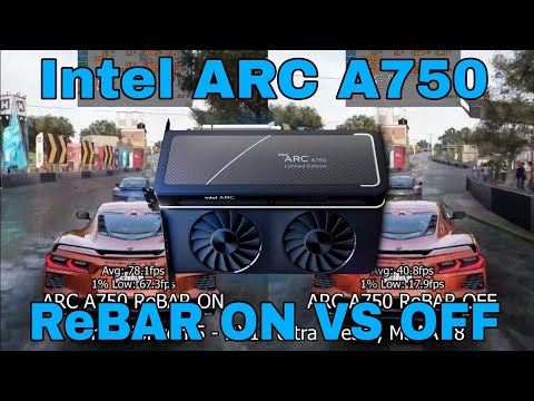 ARC A750 ReBAR ON vs OFF (Benchmark in 8 Games) 2023