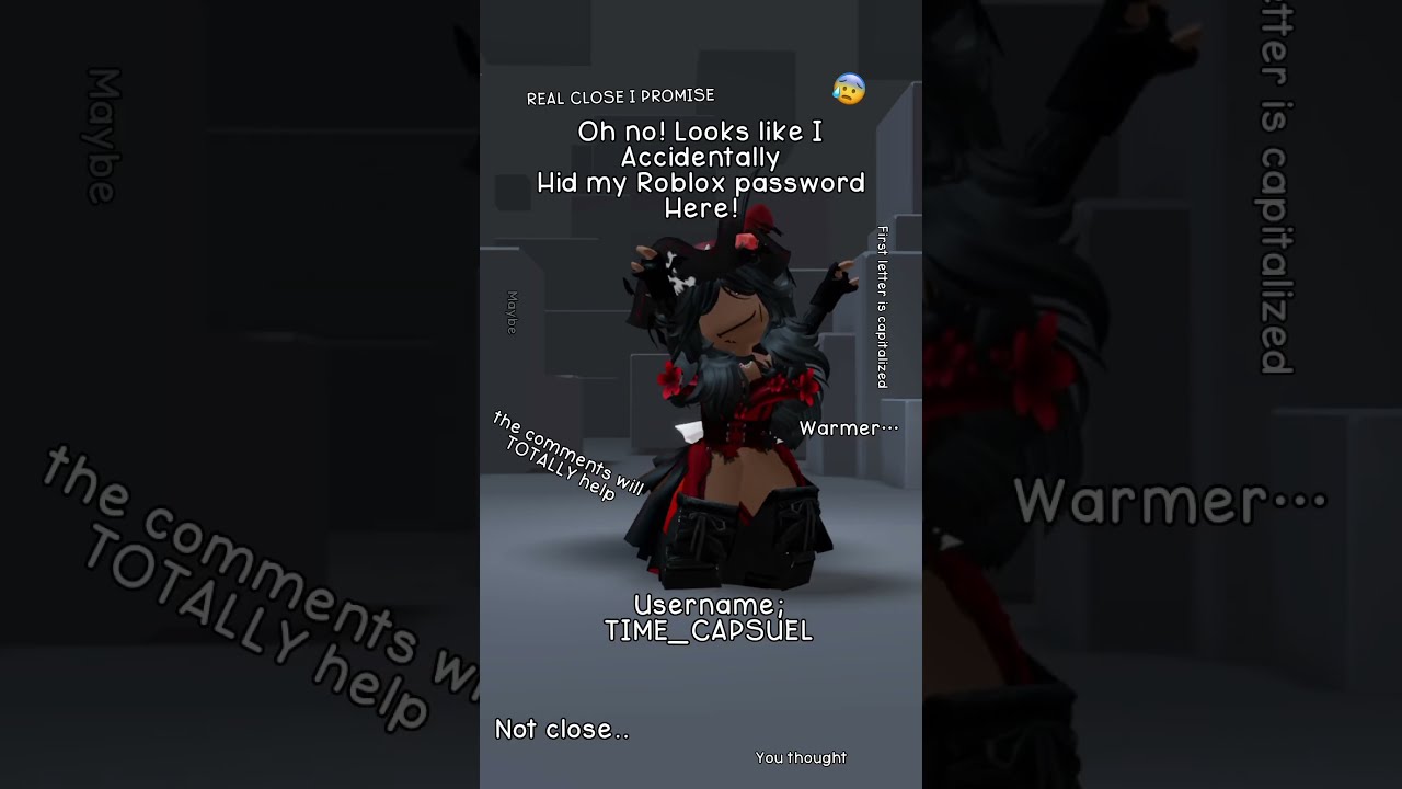 I Hid My Roblox Password In This Video