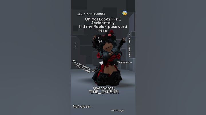 I hid my Roblox password in this video! #roblox