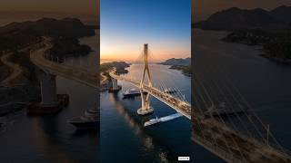 Building a Mega Luxury Ocean Bridge from ScratchFull Cinematic Construction Timelapse#shorts#explore