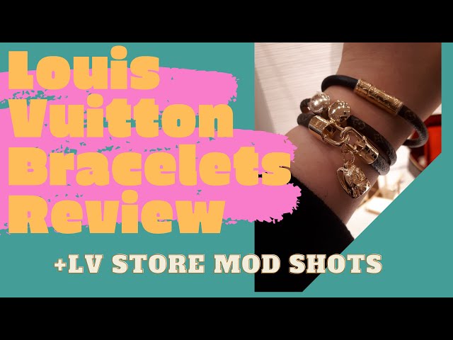 Review Louis Vuitton Bracelets LV Instore Shopping Mod Shots 