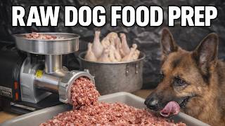 Raw Dog Food Prep | Grinding Duck with the Cabela’s Carnivore Grinder