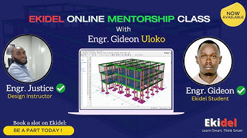 ✅1hr 23mins Live Ekidel Mentorship Training Session on Structural Design with in Prota Structure