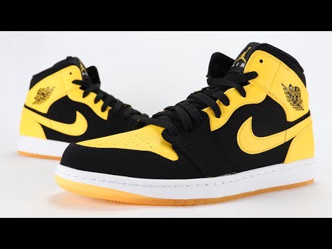 black and yellow jordan 1 new love