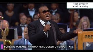 Ron Isley Sings For Aretha Franklin's Funeral