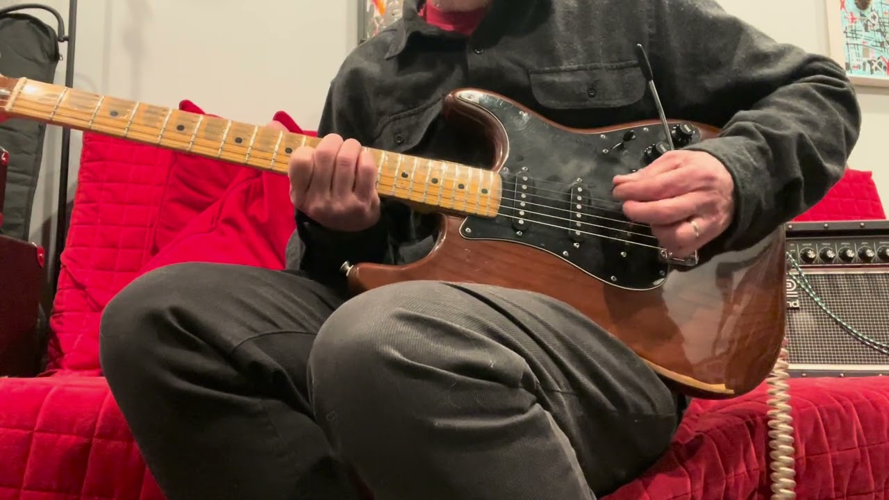 1977-1978 Fender USA Stratocaster Mocha Brown 3 Bolt Micro Tilt