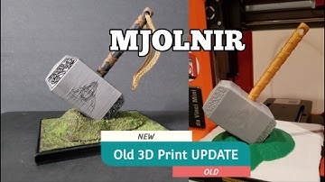 Watch Me Make An Old 3D Print NEW!!!  Thor