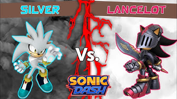 Silver The Hedgehog vs Sir Lancelot | Sonic Dash Gameplay
