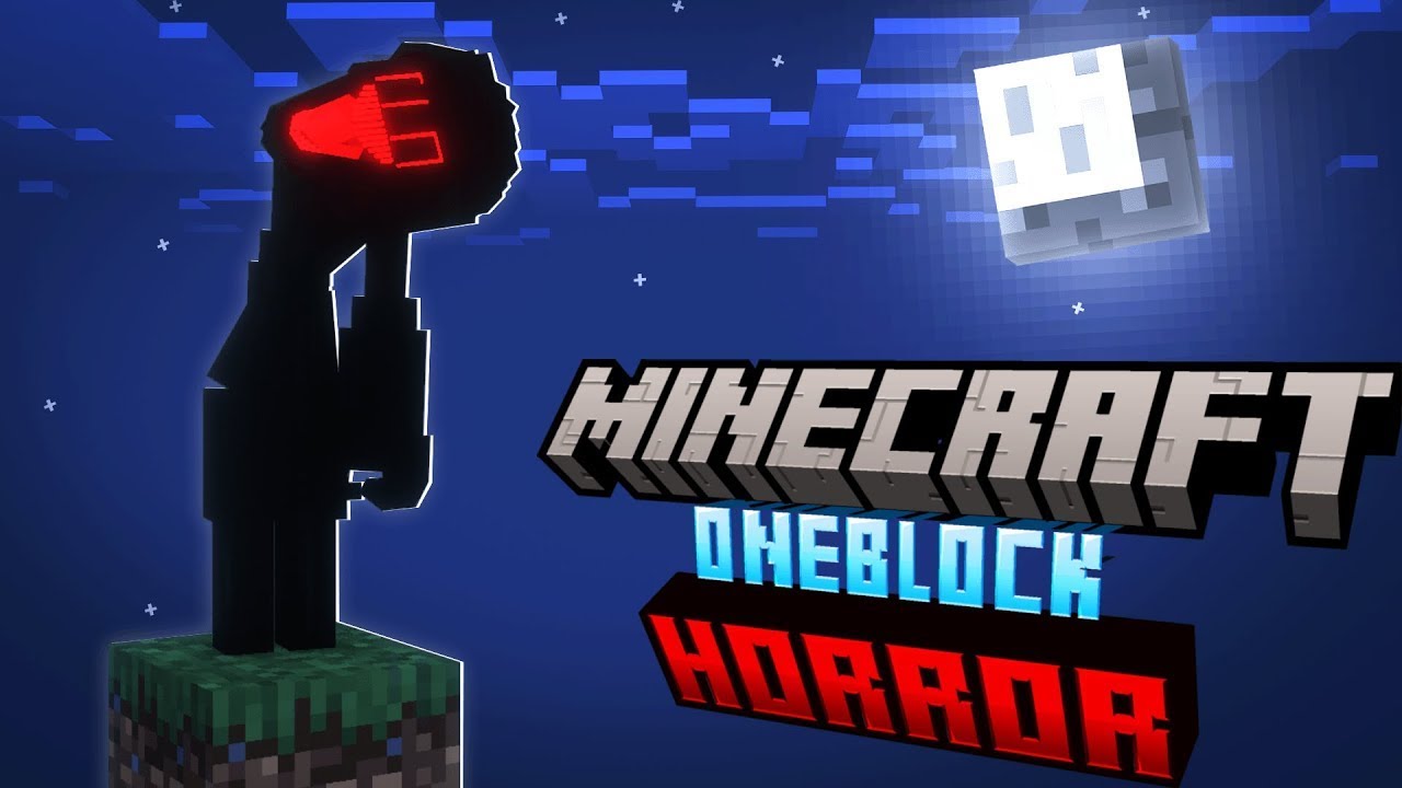 Minecraft one block horror | Live