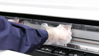 Cleaning the Carriage Scale (Epson SC-S9100 Series/SC-S8100 Series