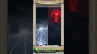 Red Sprites: relâmpagos acima das nuvens ⚡🔴 #RedSprites #Relâmpago #Céu