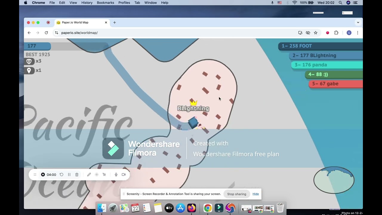 Paperio2 Conquered World Map 100%