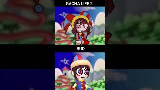 GACHA LIFE LIFE 2 vs BUD🎪❤️💛🩵 #gachalife #gachalife2 #gachatrend #gl2 #theamazingdigitalcircus